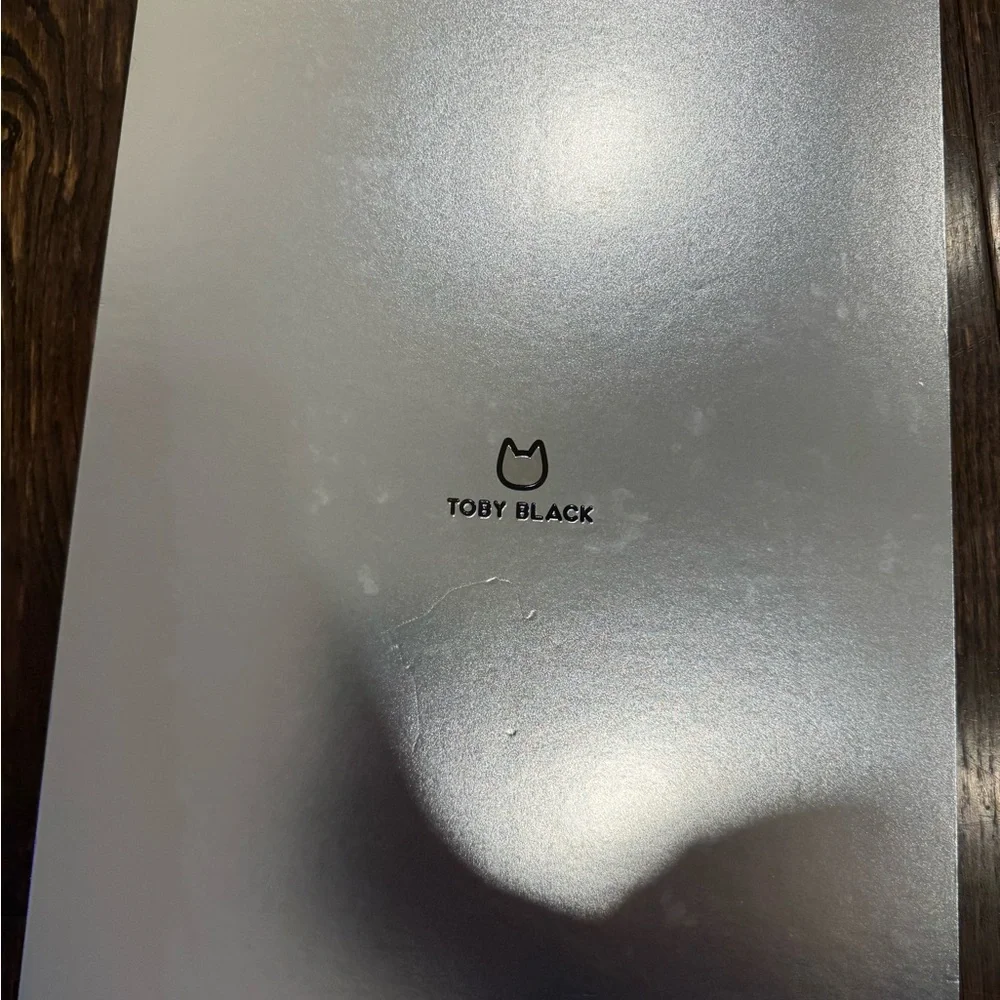 "YES RIGHT NOW!" By Tory Black faux leather Tote Bag with detachable faux - Picture 2 of 3